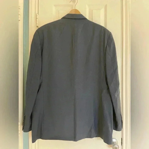 Ralph Lauren Blue Label Blue Blazer size 46L.  Made in Canada. - Picture 2 of 6